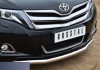 Защита переднего бампера d63 (секции)  Toyota (тойота) Venza (2013 по наст.) 